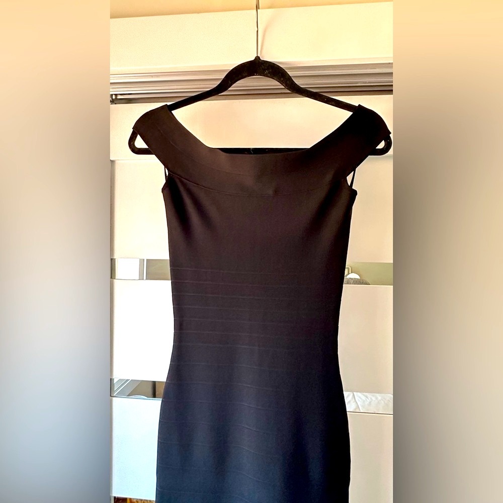 Marciano Black Maxi Dress Sophisticated Silhouette